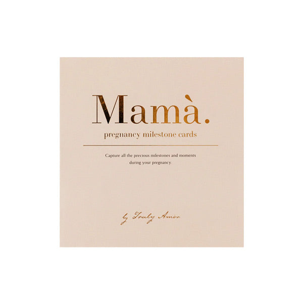 Truly Amor Mamá Pregnancy Milestone Cards