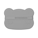 We Might Be Tiny Snackie Silicone Bowl + Plate - Bear Grey