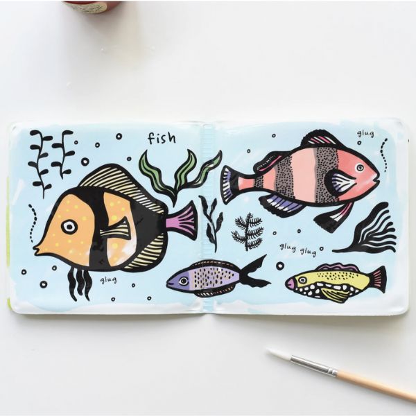 Wee Gallery Colour Me: Who's In The Ocean? Bath Book