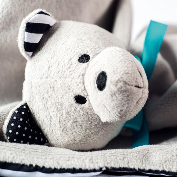 Whisbear DouDou Cuddly Blanket - Bear