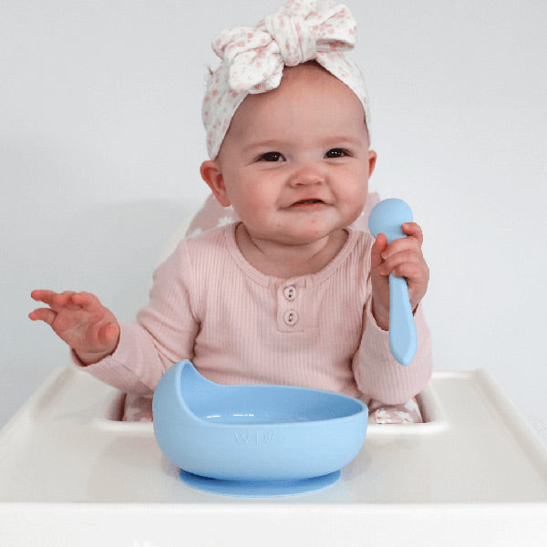 Wild Indiana Silicone Baby Bowl and Spoon Set
