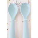 Wild Indiana Silicone Starter Spoons - Duck Egg Blue