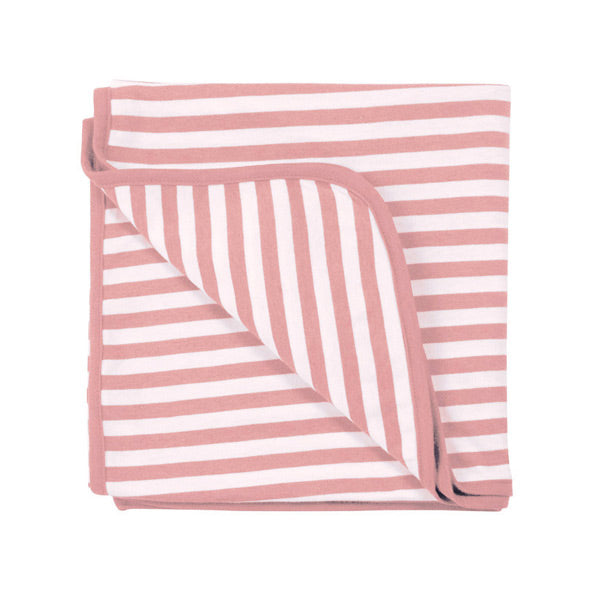 Woolbabe Merino and Organic Cotton Swaddle Blanket - Dusk Stripe