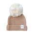 Ziggy Lou Organic Knit Beanie - Gingham (Caramel)