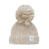 Ziggy Lou Textured Chunky Knitted Beanie - Honey