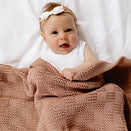di LUSSO Living Freya Knit Baby Blanket - Nude