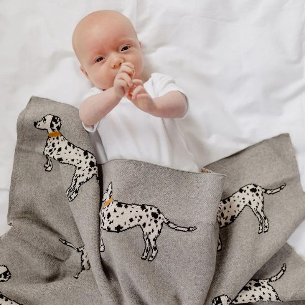 di LUSSO Living Knit Baby Blanket - Scotty Dog