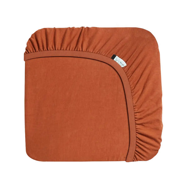 ergopouch Organic Fitted Sheet - Bassinet / Cradle - Rust