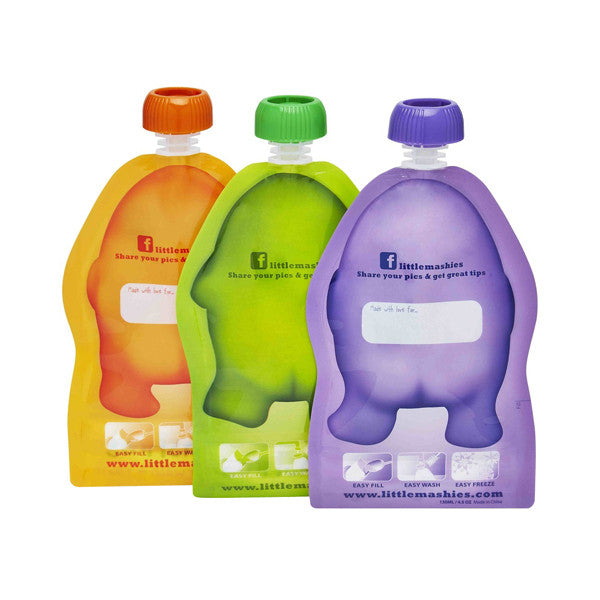 Little Mashies Reusable Squeeze Pouch - 2 pack