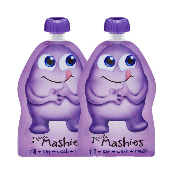 Little Mashies Reusable Squeeze Pouch - 2 pack